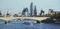 The City and Waterloo Bridge